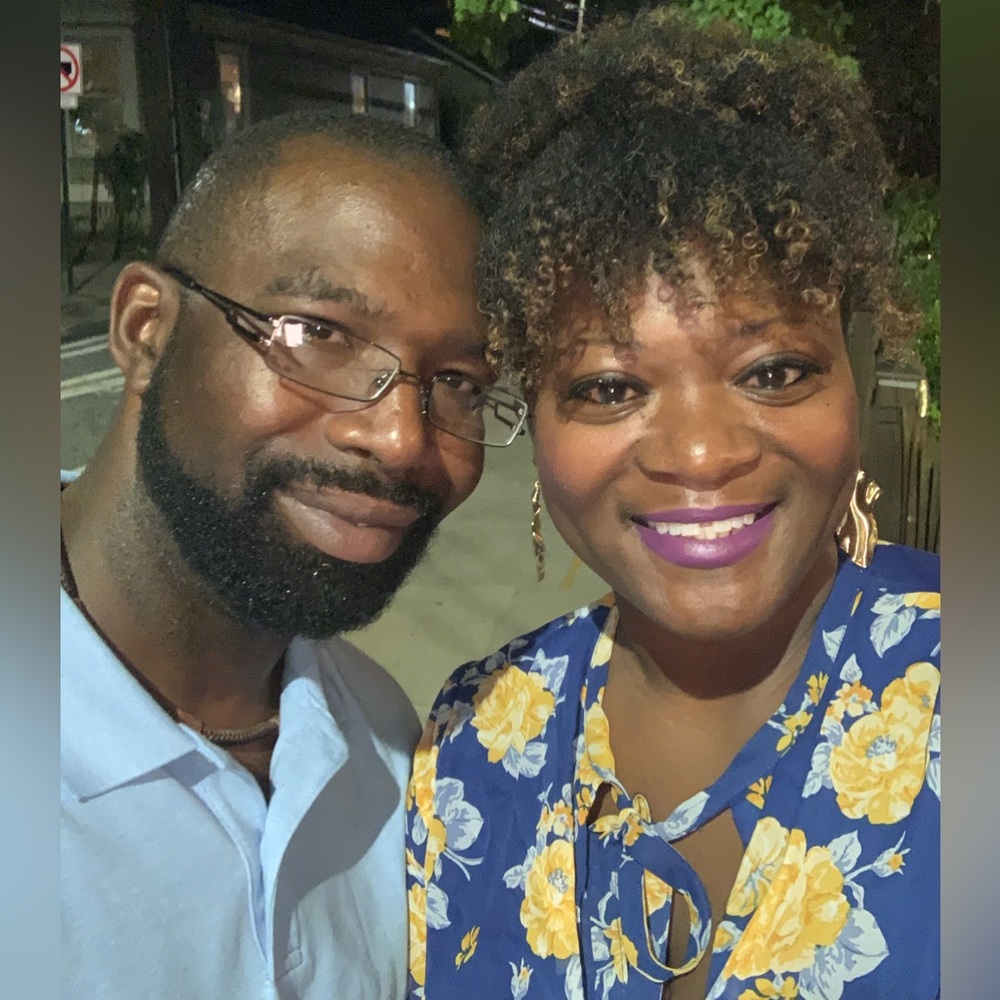 A soldier and a social worker